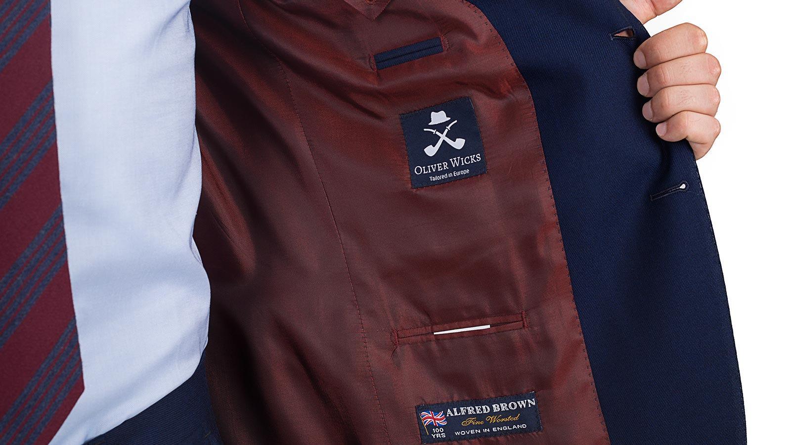 11 oz Navy Serge Blazer - slider image 3