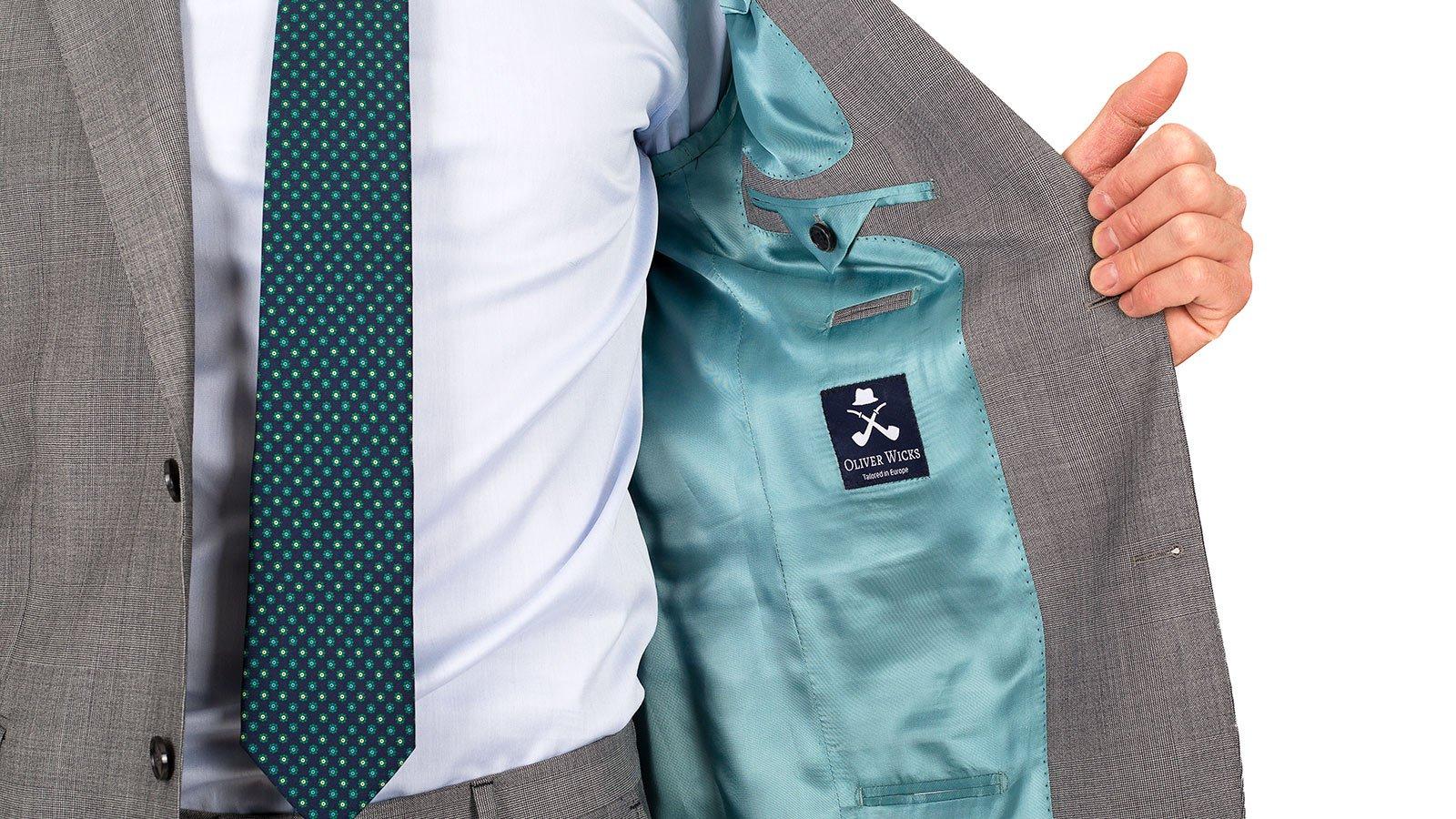 Grey Plaid Suit - slider image 4