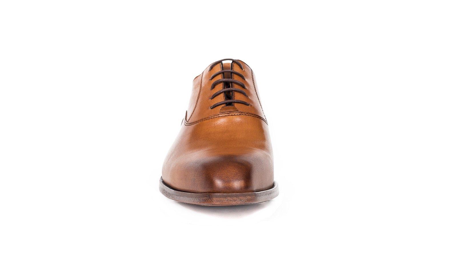 Light Cognac Plain-Toe Oxford - slider image 4