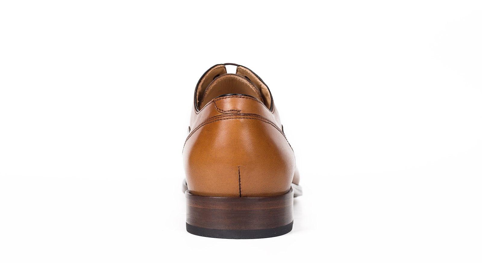 Light Cognac Plain-Toe Oxford - slider image 5