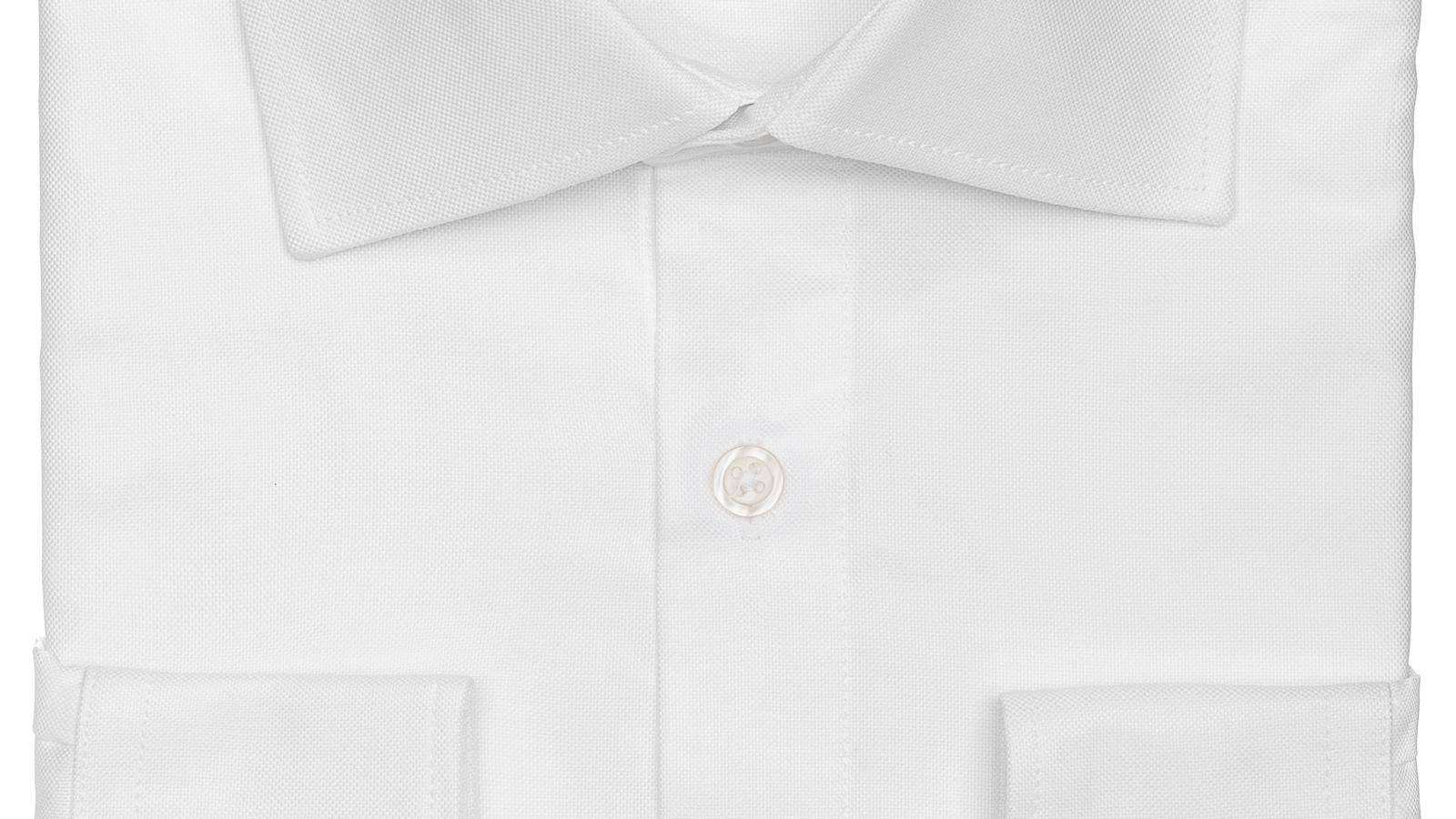 White Broadcloth Cotton Shirt - slider image 