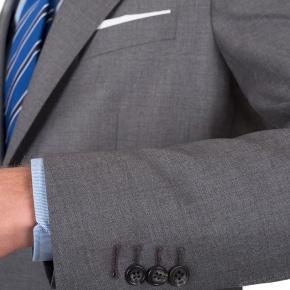 Light Grey Natural Stretch Wool Suit - thumbnail image 1