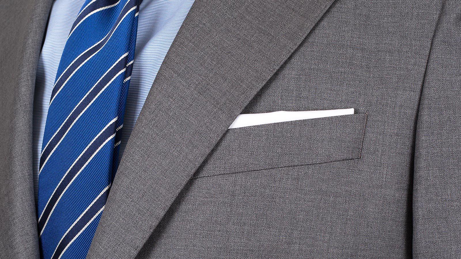 Light Grey Natural Stretch Wool Suit - slider image 2