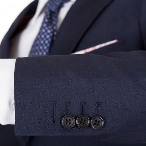 Navy Wool-Linen Suit - thumbnail image 1