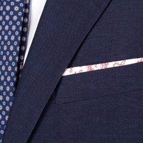 Navy Wool-Linen Suit - thumbnail image 2