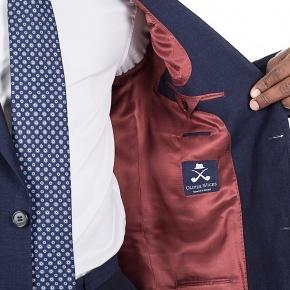 Navy Wool-Linen Suit - thumbnail image 3