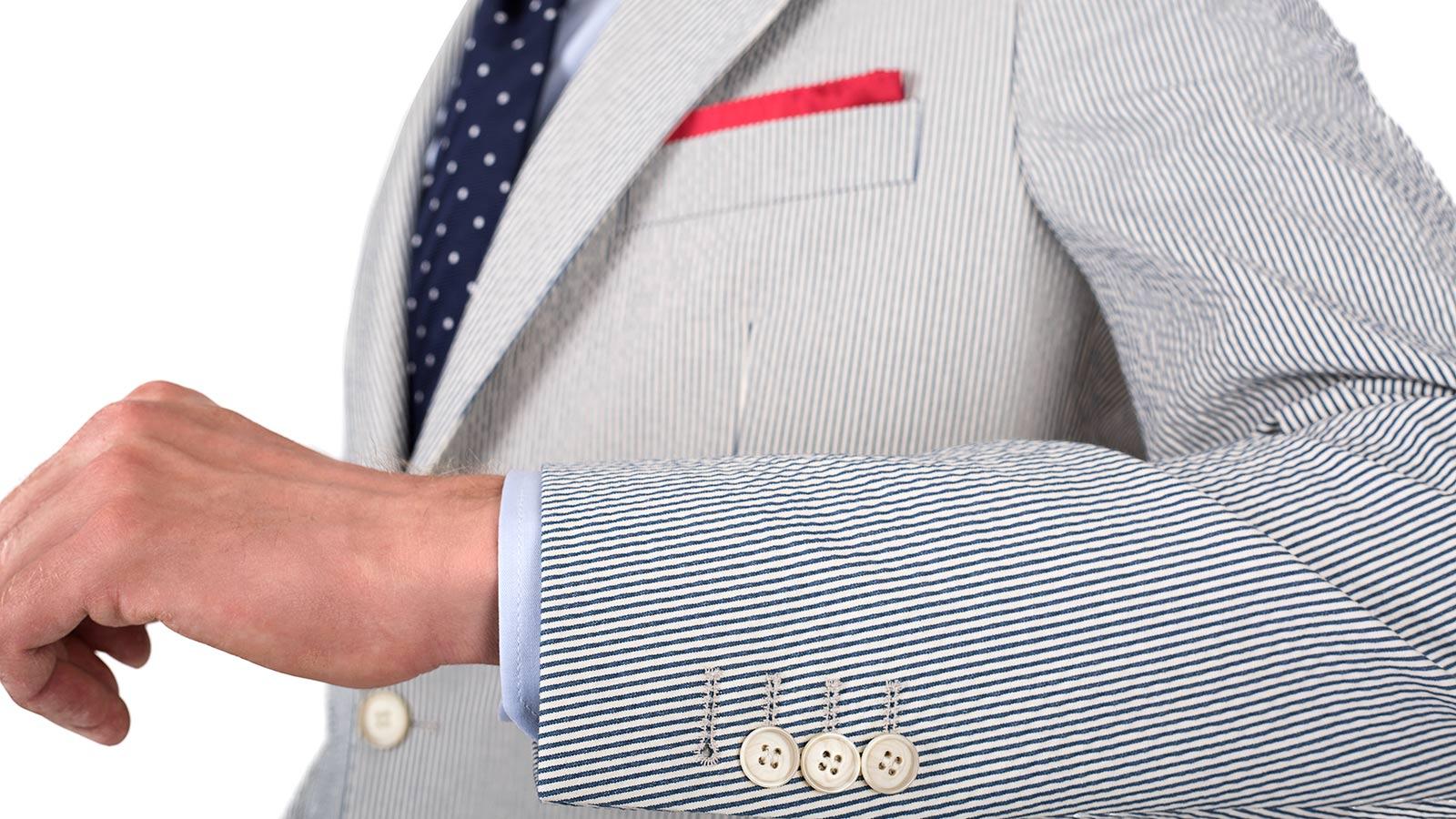 Seersucker Blazer - slider image 2