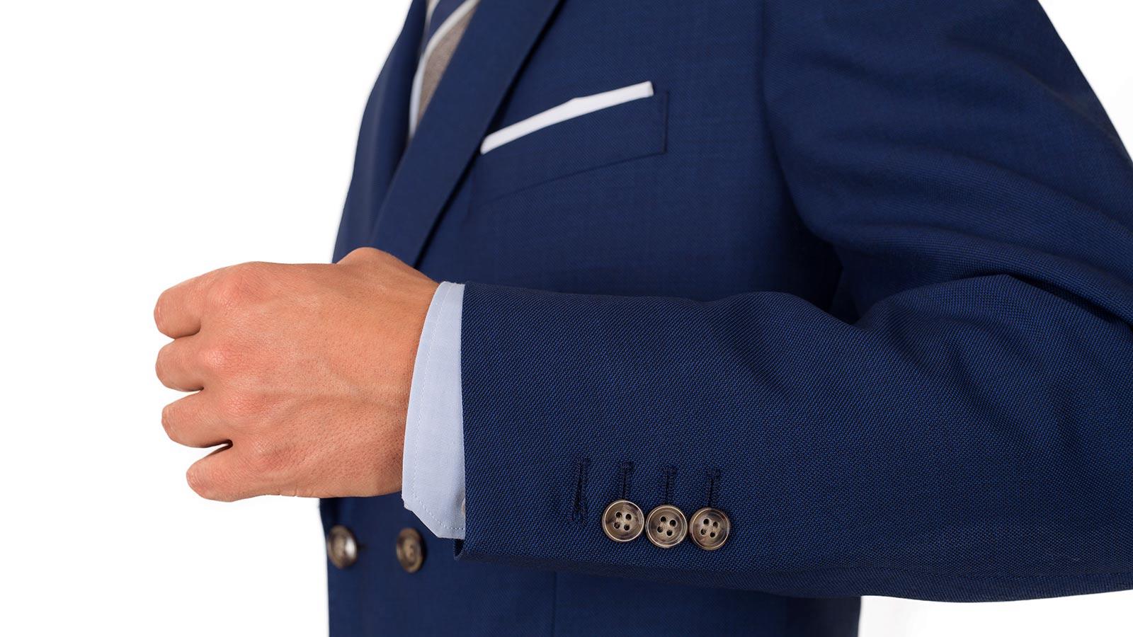 Royal Blue Pick & Pick Suit - slider image 1