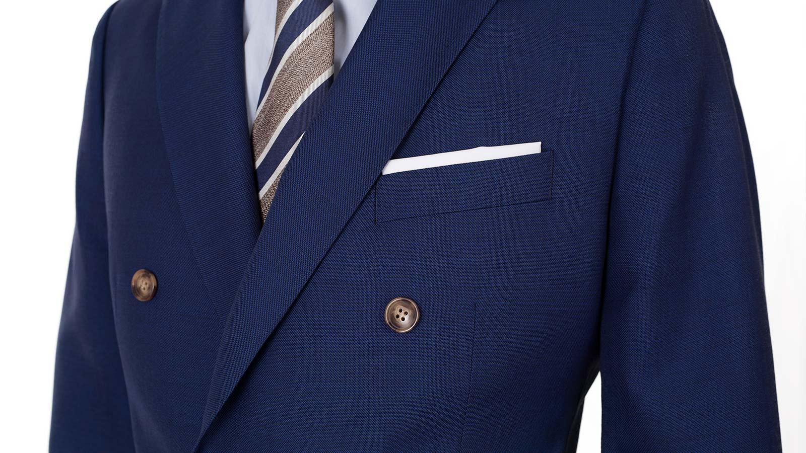 Royal Blue Pick & Pick Suit - slider image 2