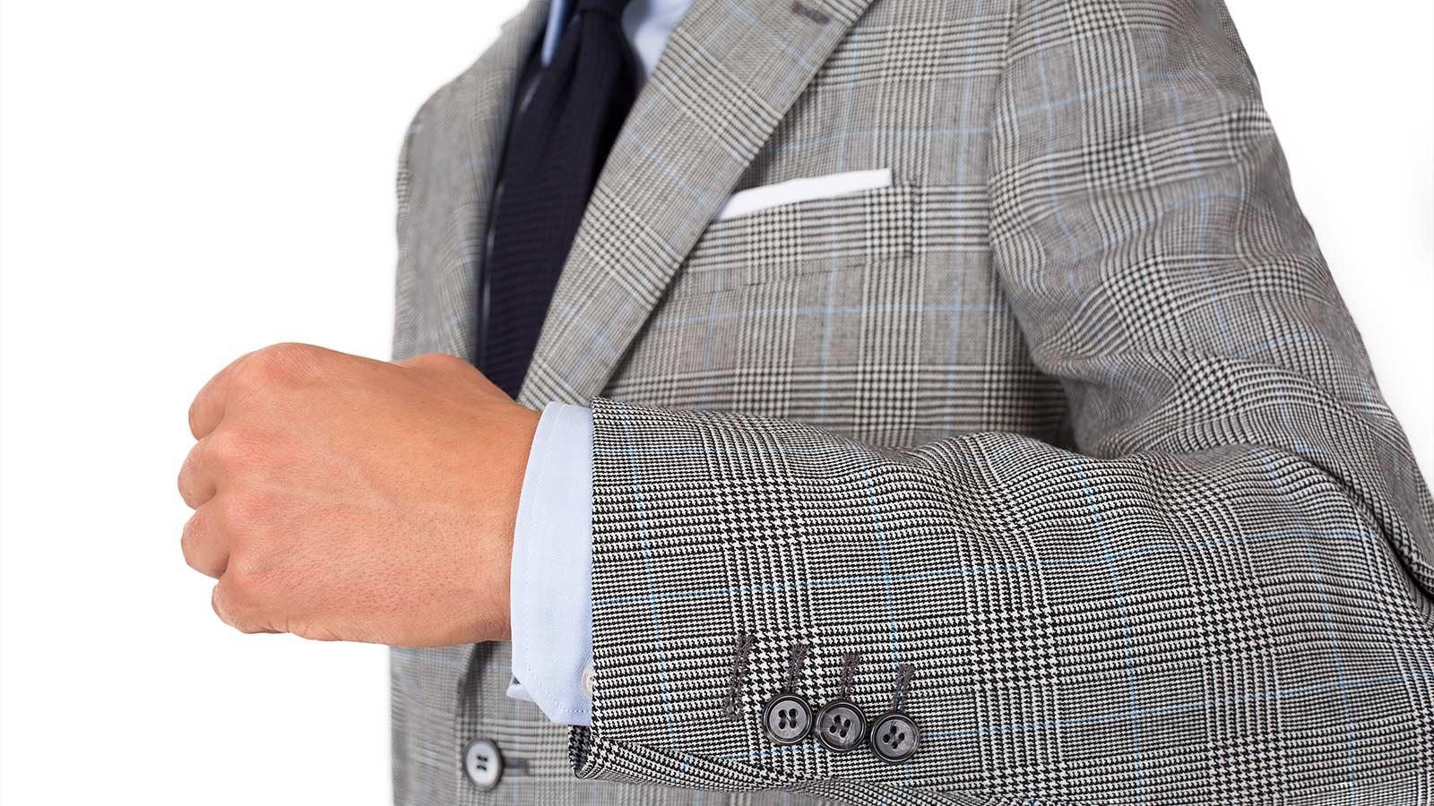 Grey Glen Plaid Suit - slider image 1