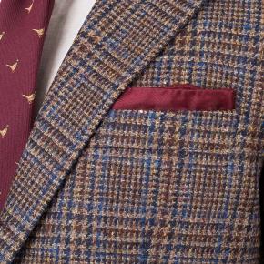 Brown Plaid Shetland Tweed Suit - thumbnail image 2