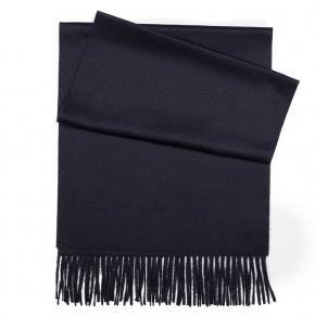 Navy Cashmere Scarf - 0