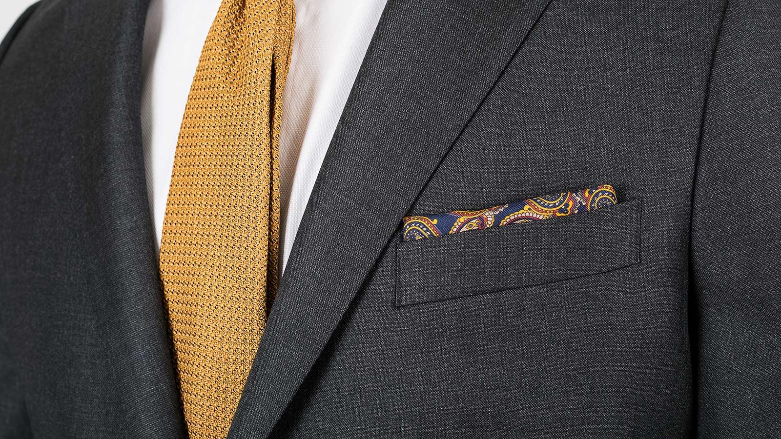 Suit in Charcoal Pick & Pick Wool - slider image 3