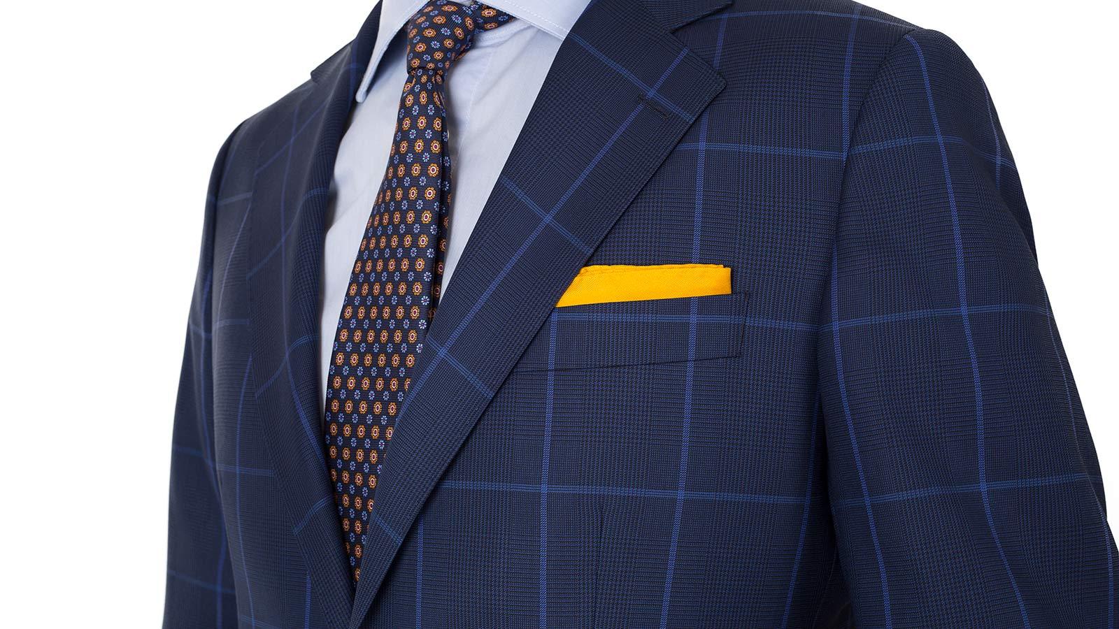 Vendetta Premium Blue Check Navy Plaid Suit - slider image 2