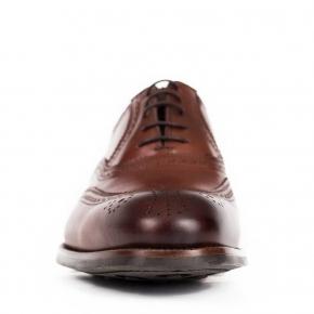 Walnut Wingtip Oxford with a Rubber Sole - 3