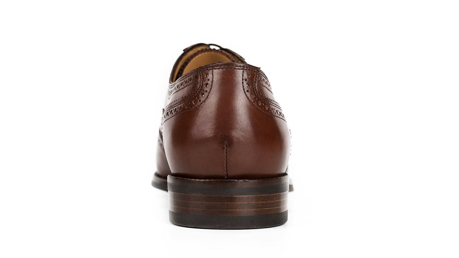 Walnut Wingtip Oxford with a Rubber Sole - slider image 5