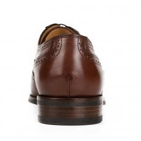 Walnut Wingtip Oxford with a Rubber Sole - 4