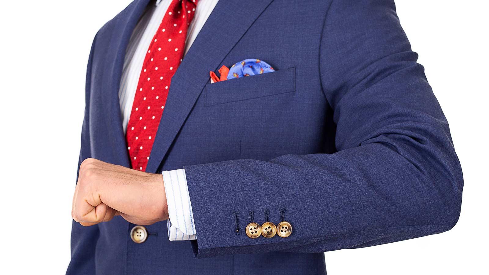 Tropical Rustic Blue Suit - slider image 2