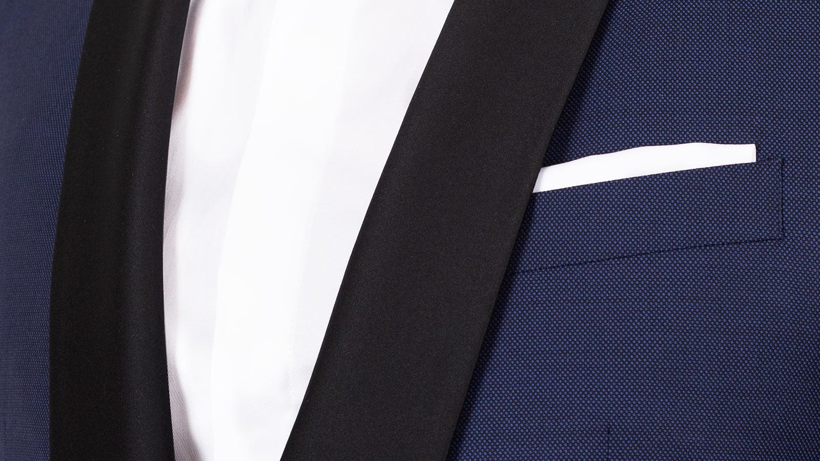 Vendetta Navy Birdseye Tuxedo - slider image 2