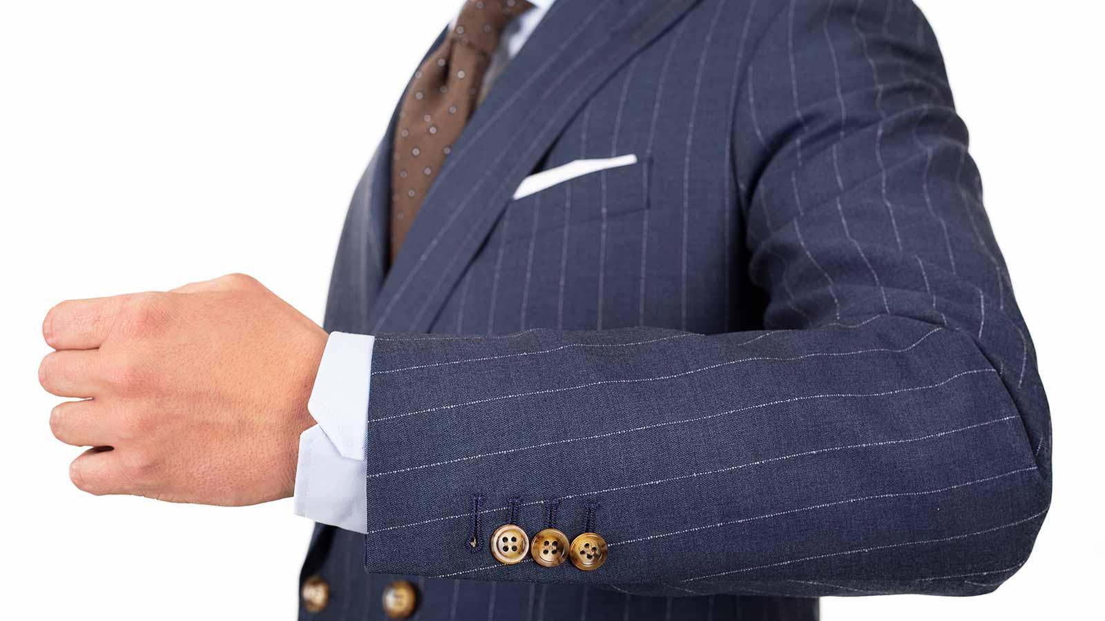 Vendetta Sky Blue Stripe Suit - slider image 2