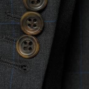 Vendetta Premium Blue Check Charcoal Suit - thumbnail image 2