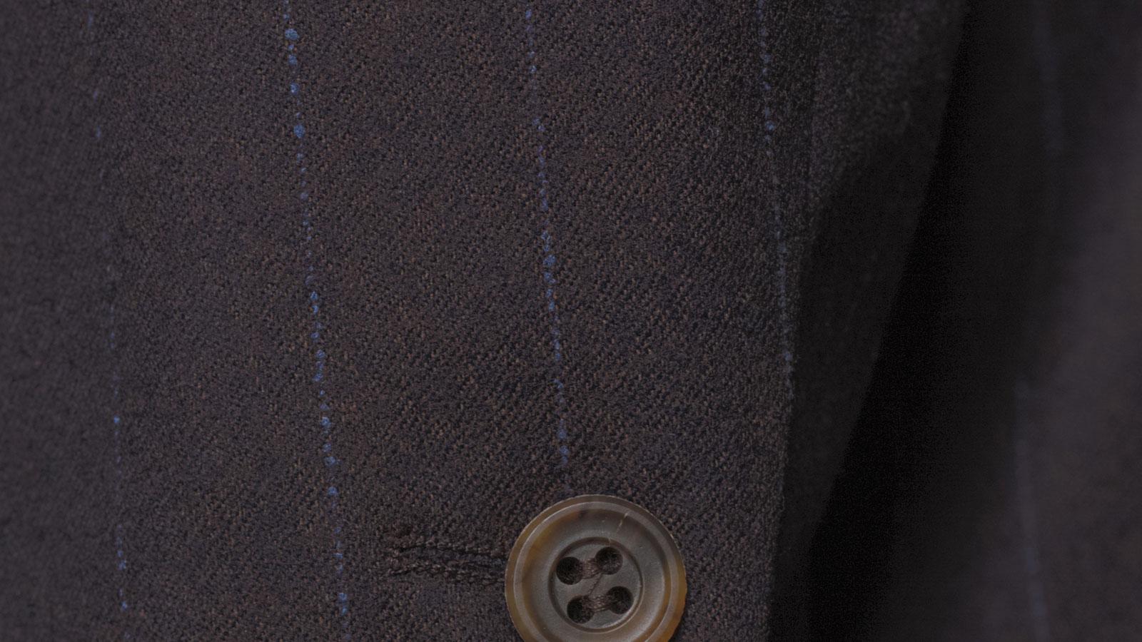 Blue Stripe Brown Suit - slider image 2