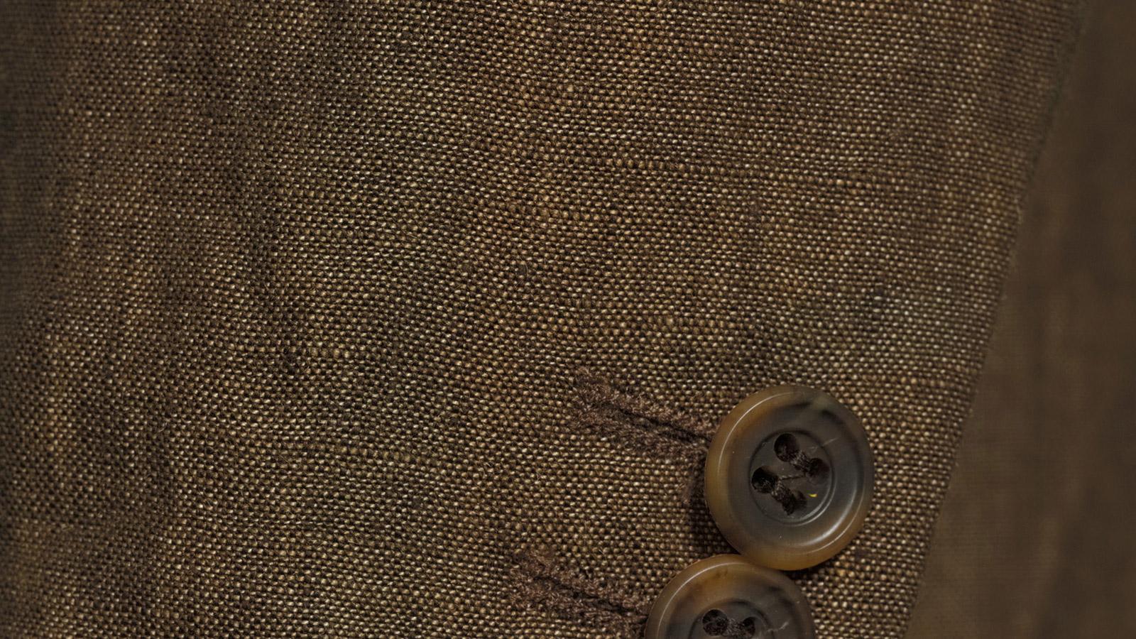 Natural Brown Linen Suit - slider image 2