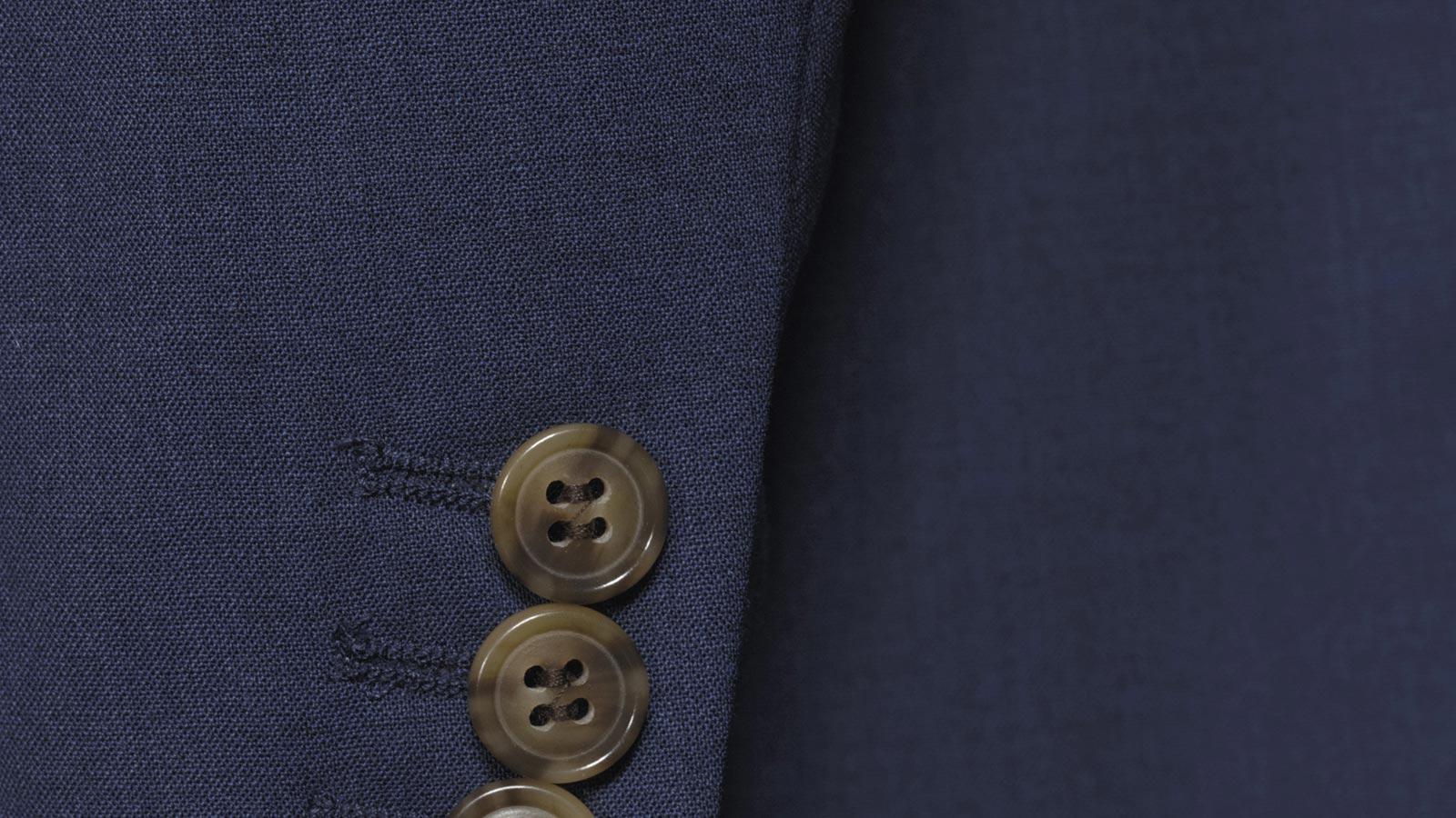 Solid Blue Natural Stretch Suit - slider image 2