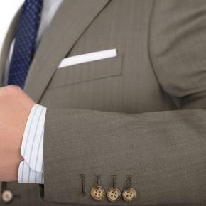 Light Brown Wool & Silk Suit - thumbnail image 1