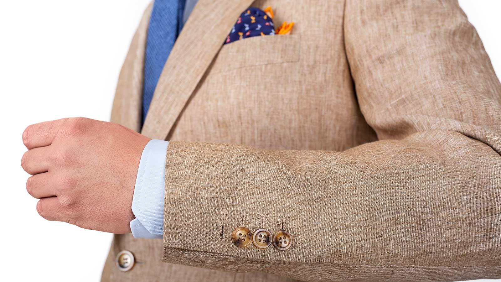 Sand Linen Suit - slider image 2