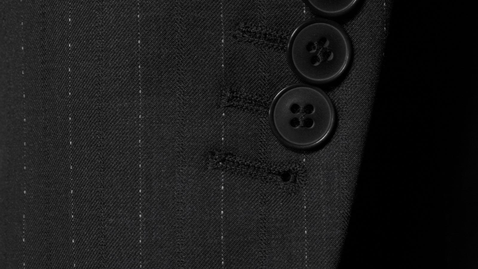 Sartorial Charcoal Pinstripe 160s Suit - slider image 2