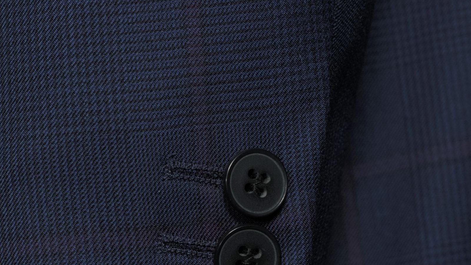 Vendetta Premium Lavender Check Navy Plaid Suit - slider image 1