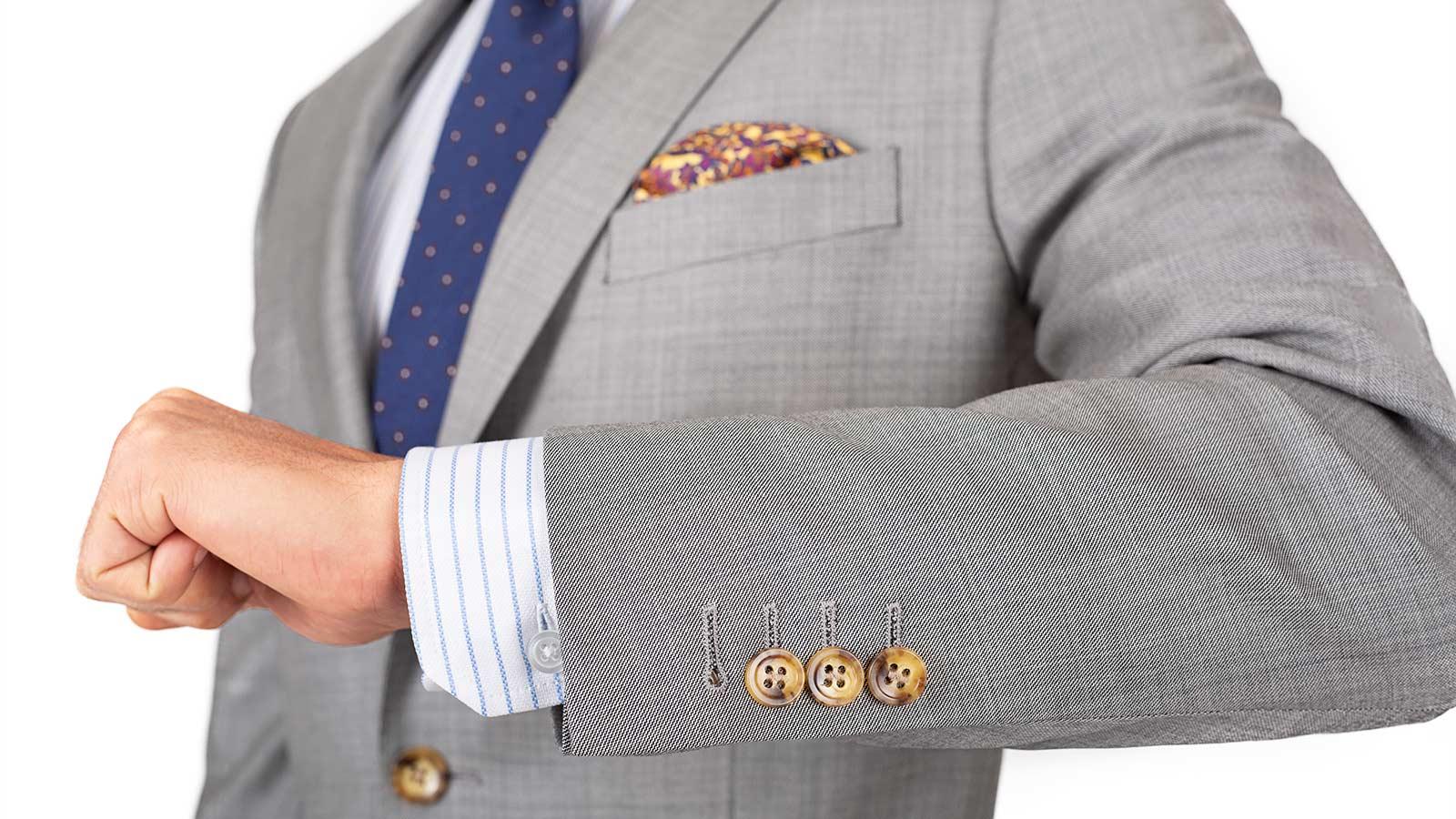 Light Grey Pick & Pick Suit - slider image 2