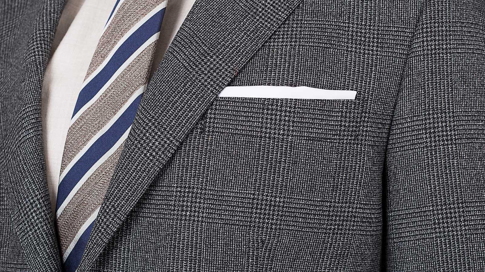 Charcoal Plaid Suit - slider image 1