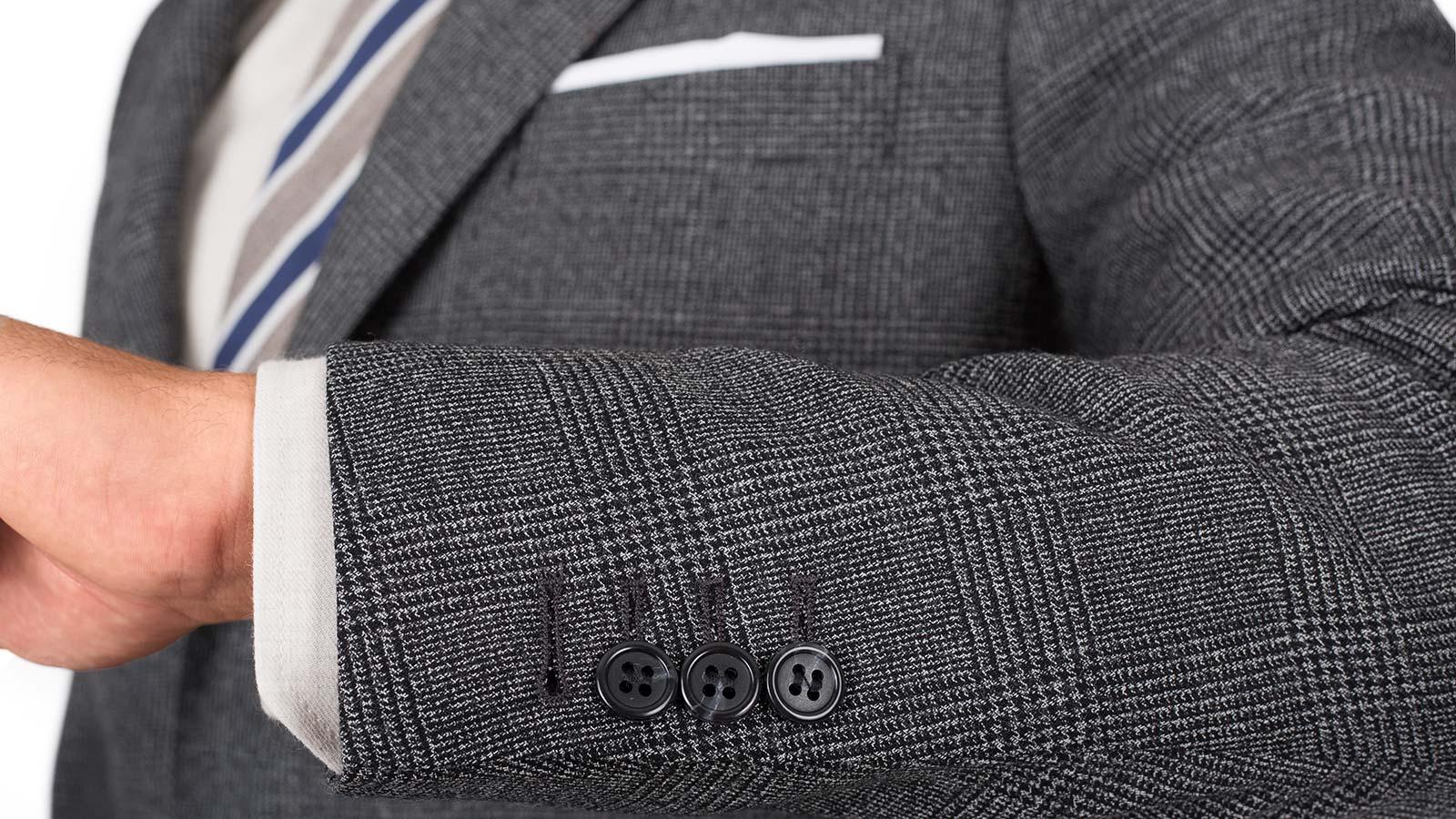 Charcoal Plaid Suit - slider image 2