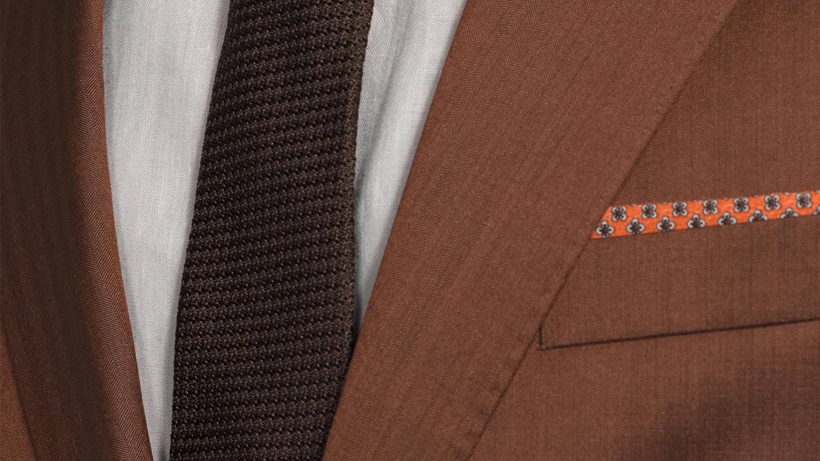 Copper Wool & Silk Suit - slider image 2