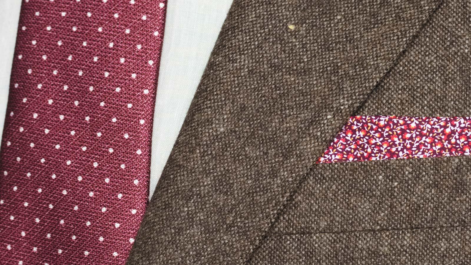 Suit in Natural Brown Tweed - slider image 2