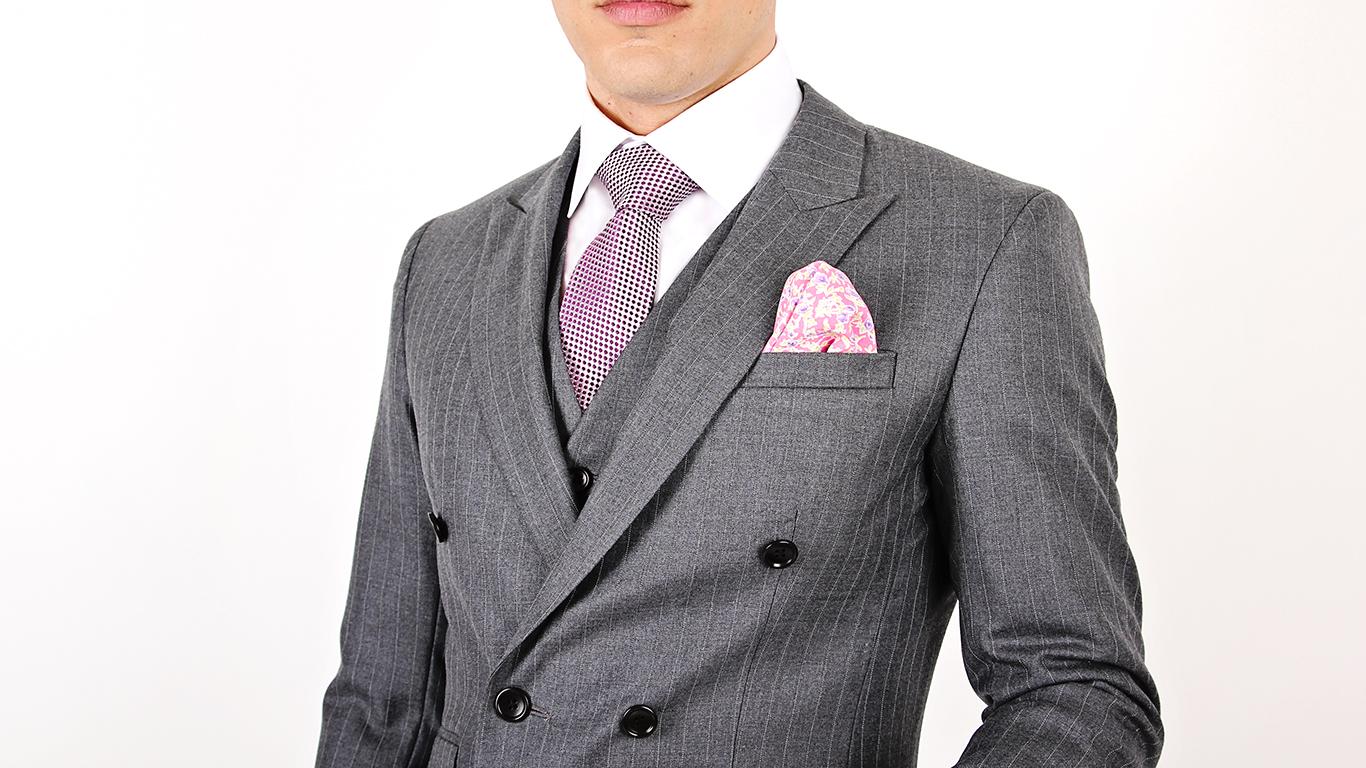 Grey Pinstripe 3 Piece Suit - slider image 4