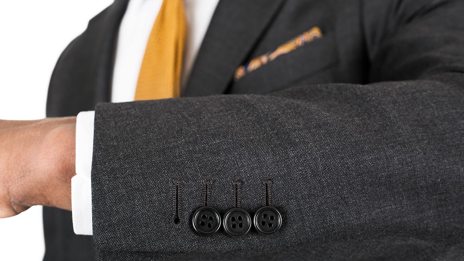 Charcoal Pick & Pick Suit - slider image 2