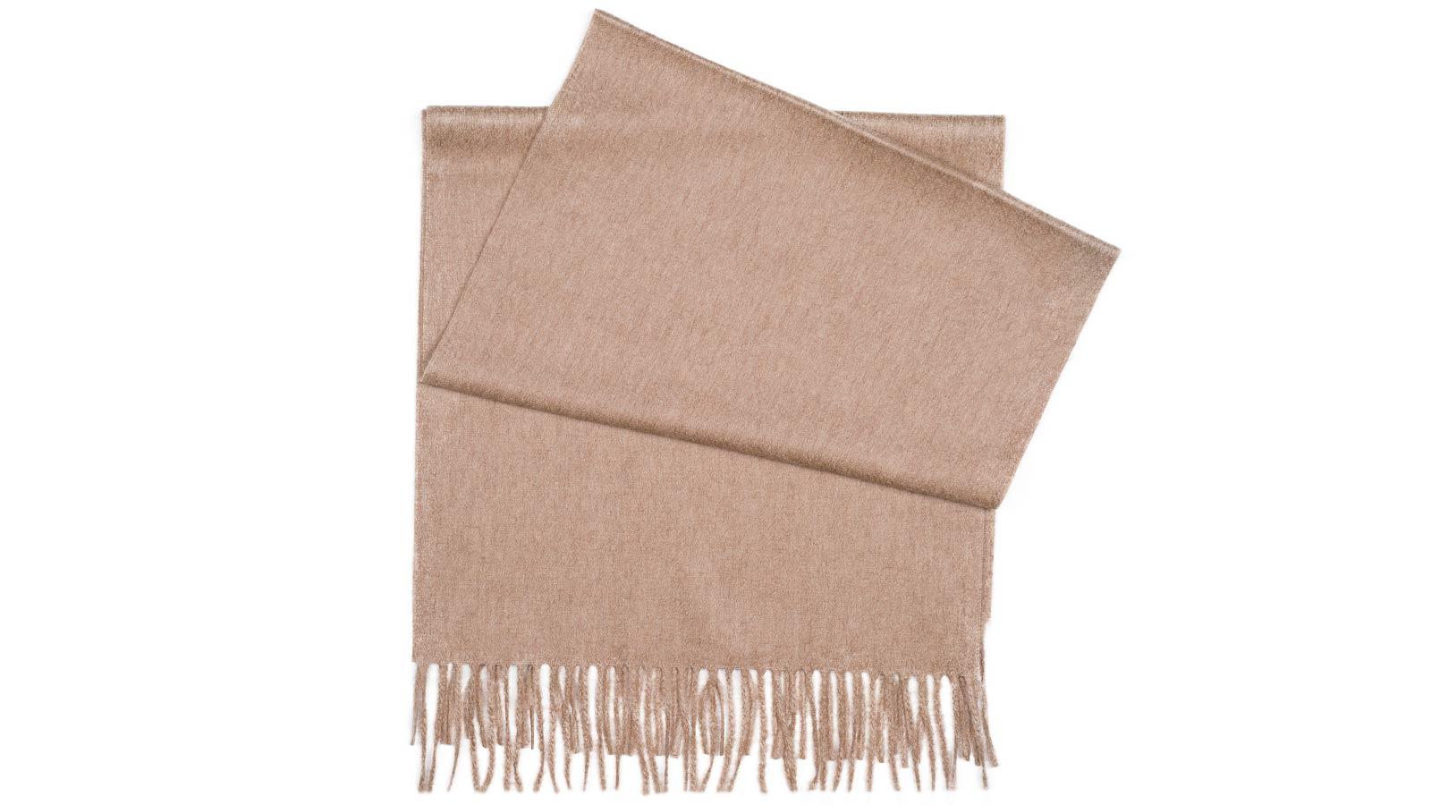 brown cashmere scarf