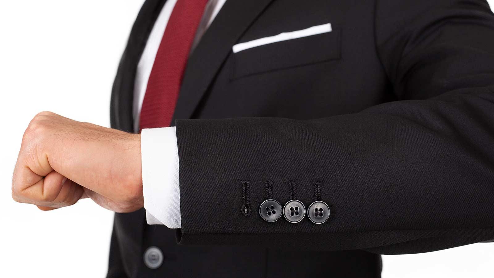 Solid Black Suit - slider image 1