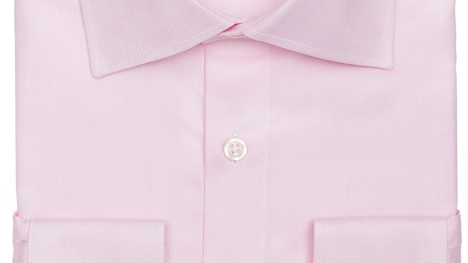 Salmon Cotton Royal Oxford Shirt - slider image 