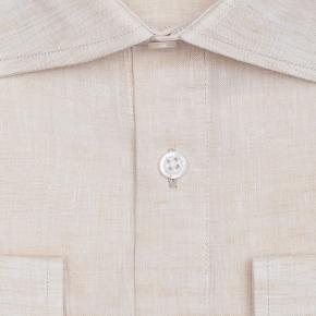 Natural Linen Shirt - Oliver Wicks