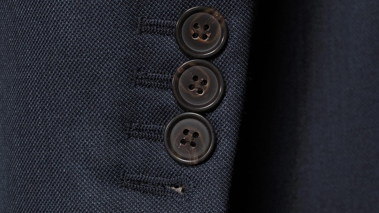 Traditionally Worsted Navy Melange Suit - slider image 2