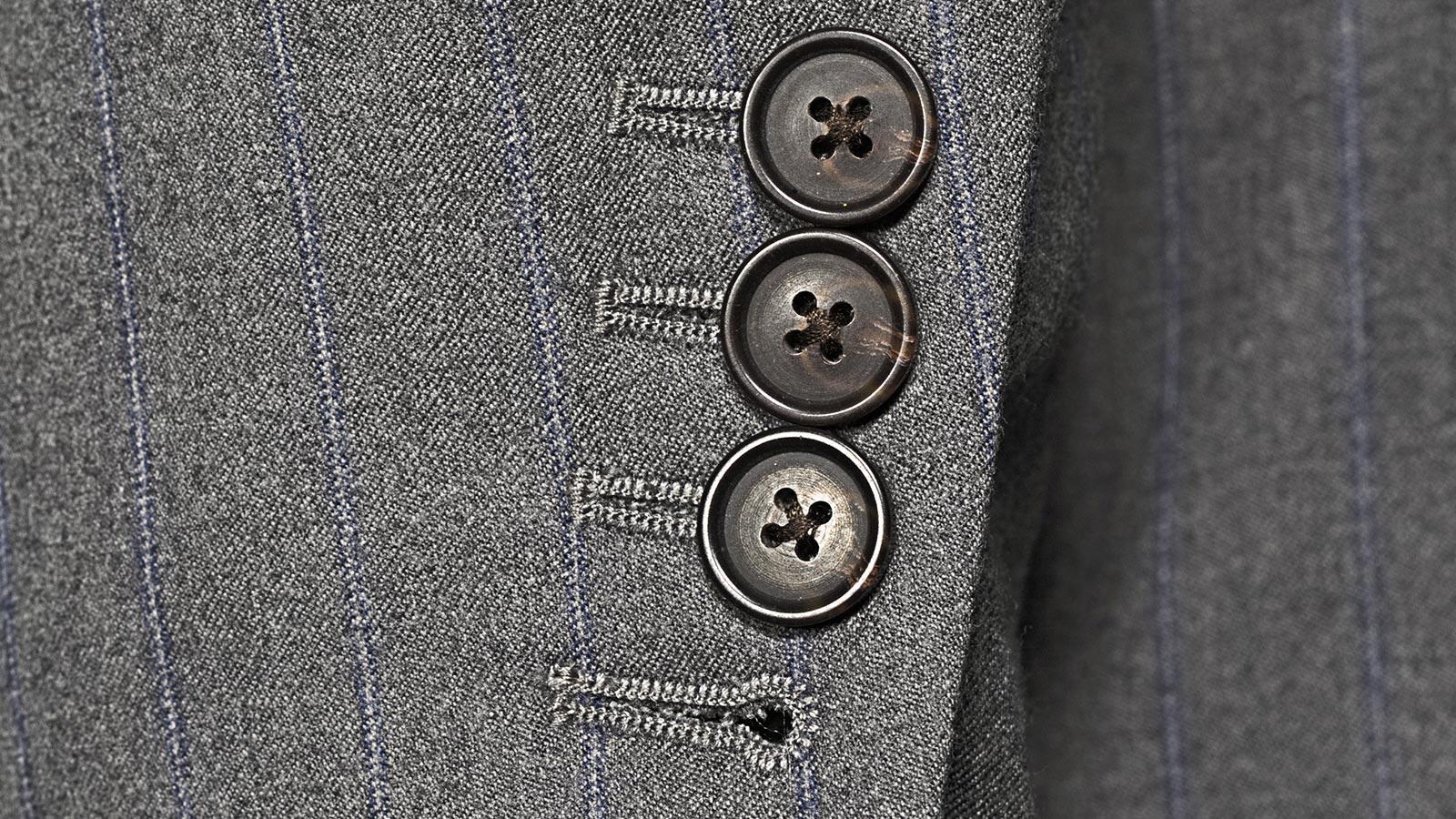 Sartorial Blue Stripe Grey 160s Suit - slider image 2