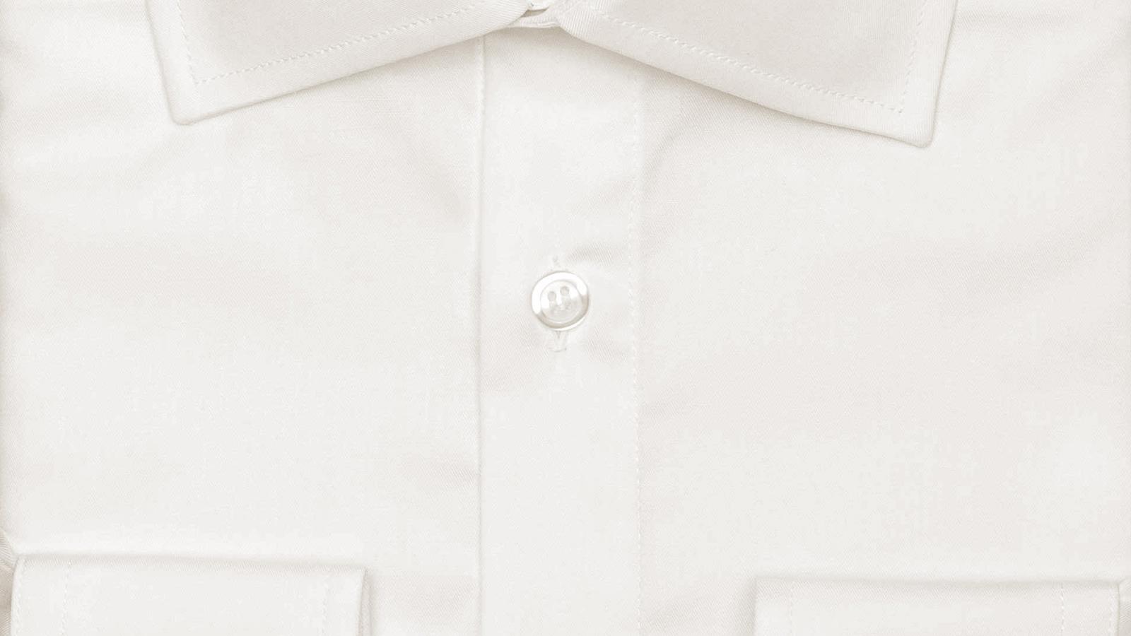 Ivory Cotton Twill Shirt - slider image 