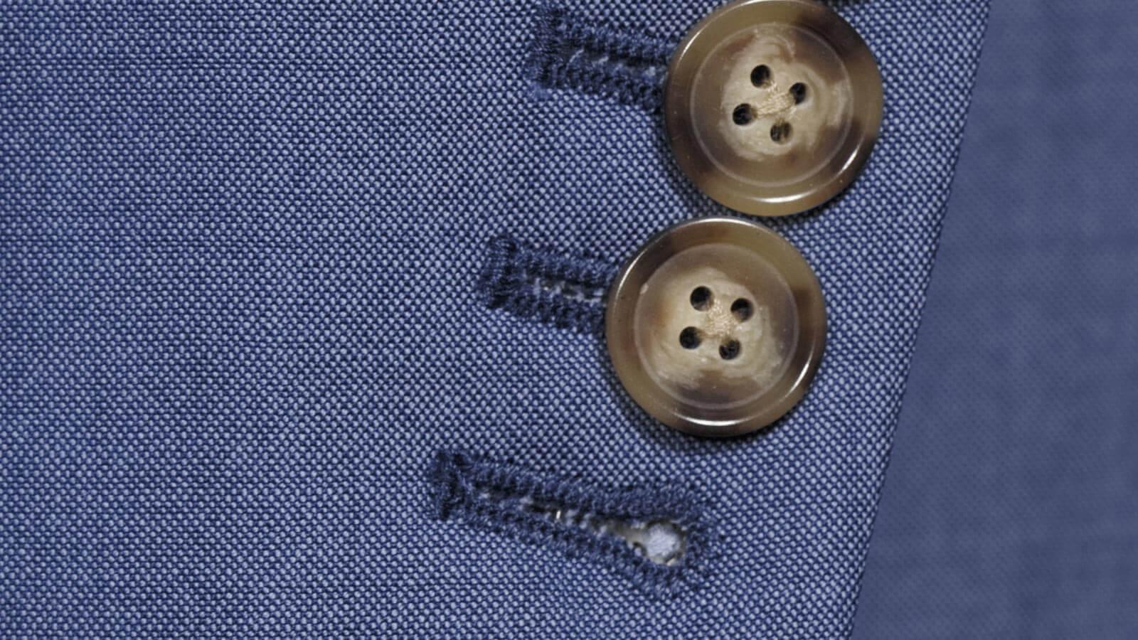 Solid Sky Blue Bi-Stretch Suit - slider image 2