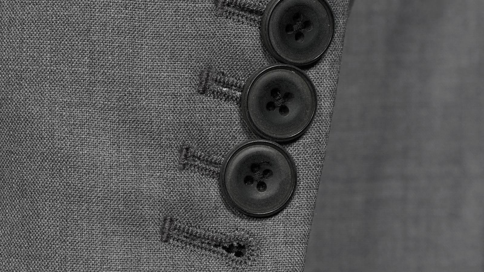 Solid Grey Bi-Stretch Suit - slider image 2