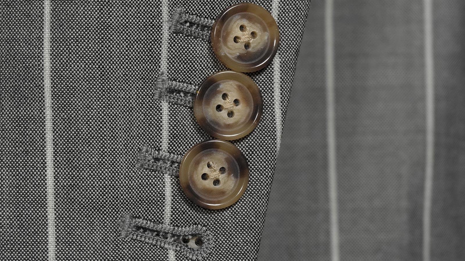 Light Grey Wide Stripe Suit - slider image 2