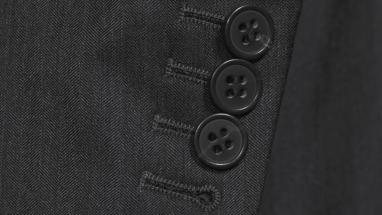 Charcoal Wool & Silk Suit - slider image 2